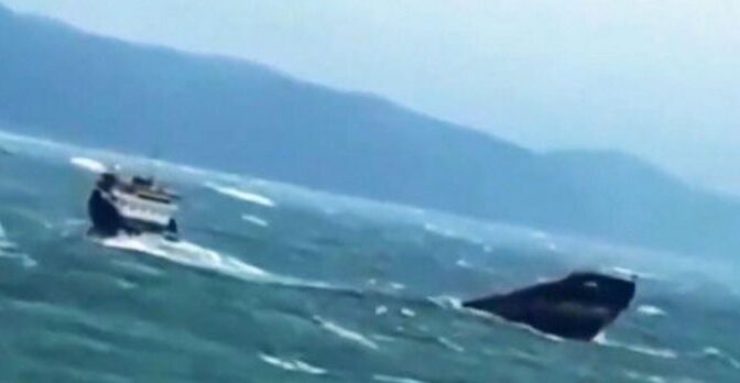 Turkish Ship Hit In Ukraine