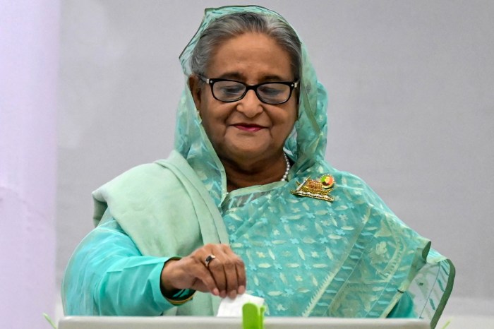 PM Hasina becomes Bangladesh's longest-serving leader after majority ...