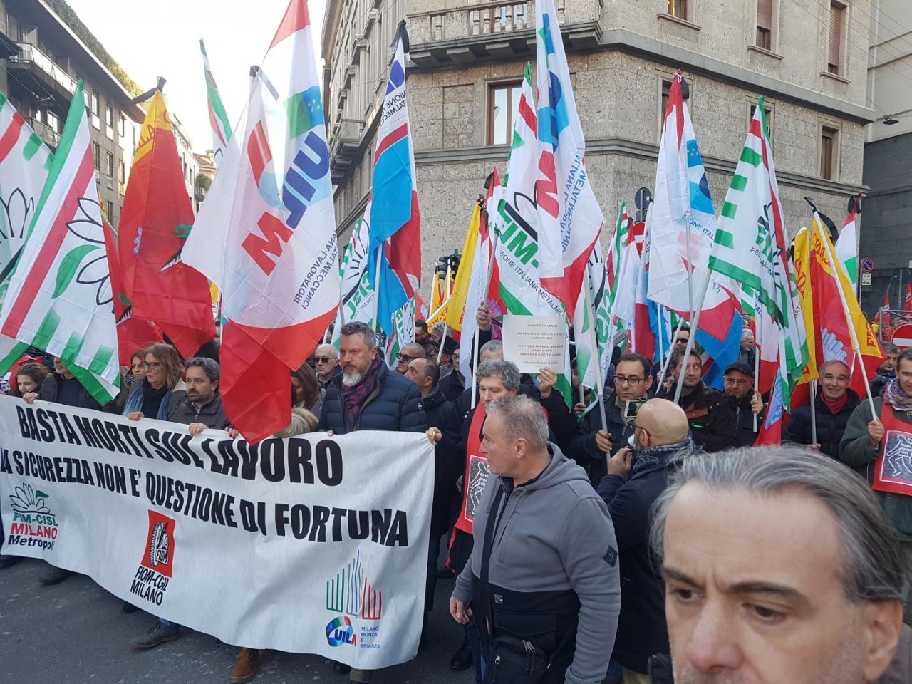 Italian metalworkers demand: “No more deaths at work!” | IndustriALL