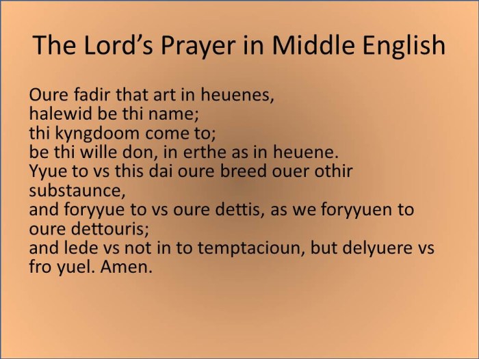 The Lord's Prayer in Middle English | attanatta | Flickr
