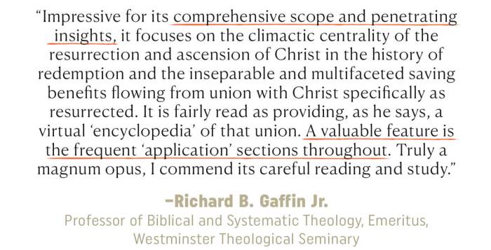 Union with the Resurrected Christ – Westminster Bookstore