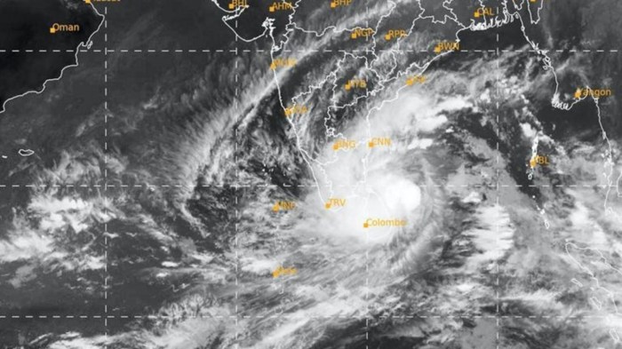 Sri Lanka shuts schools as cyclonic storm Mandous raises pollution ...