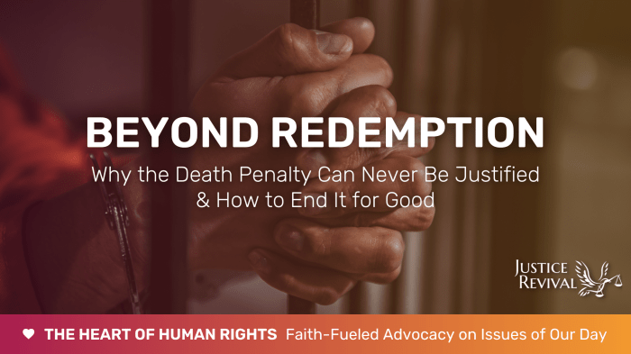 The death penalty is a burden of shame for the United States. It must end