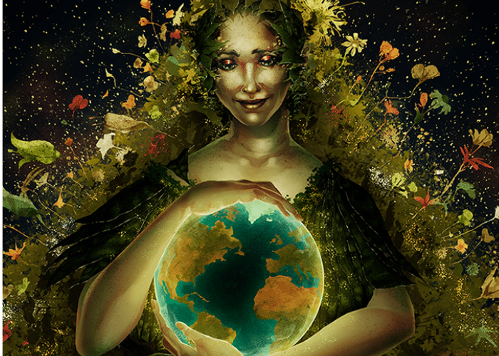 The Goddess Gaia / Fantasy Art / Fantasy Painting / Mother Goddess ...