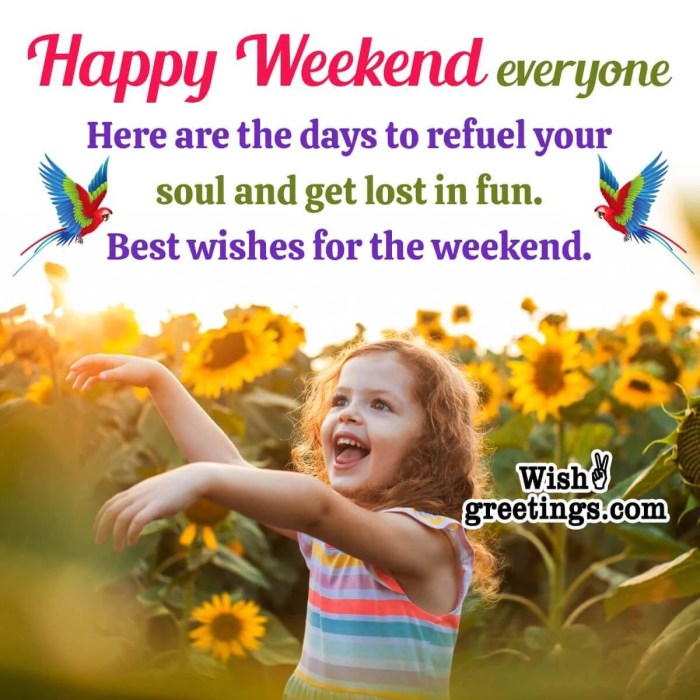 Happy Weekend Messages - Wish Greetings