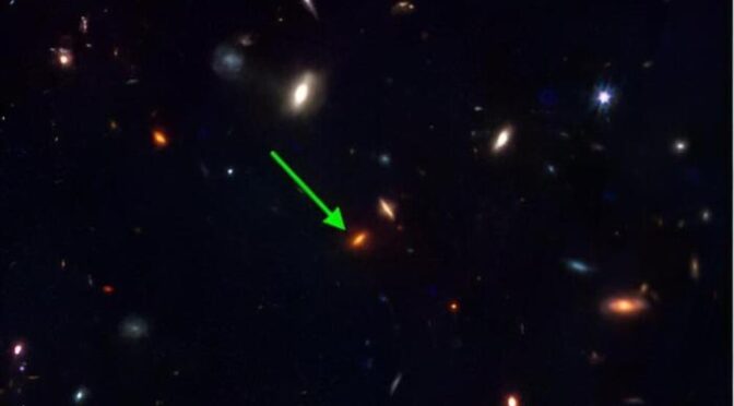 alma and jwst reveals a superheated galaxy in the early universe A Cosmic Revelation