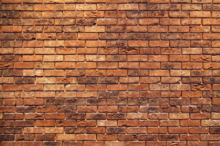 Wall Brick | Free Stock Photo | Close-up of a brick wall | # 8980