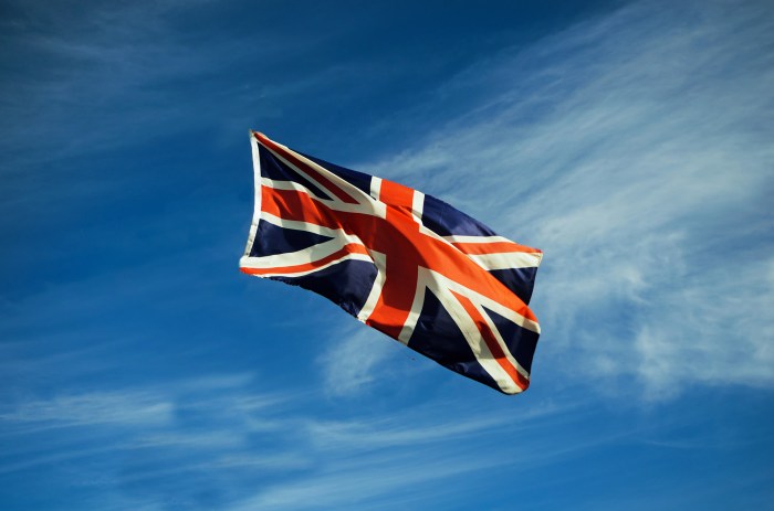 British Flag In The Wind Free Stock Photo - Public Domain Pictures