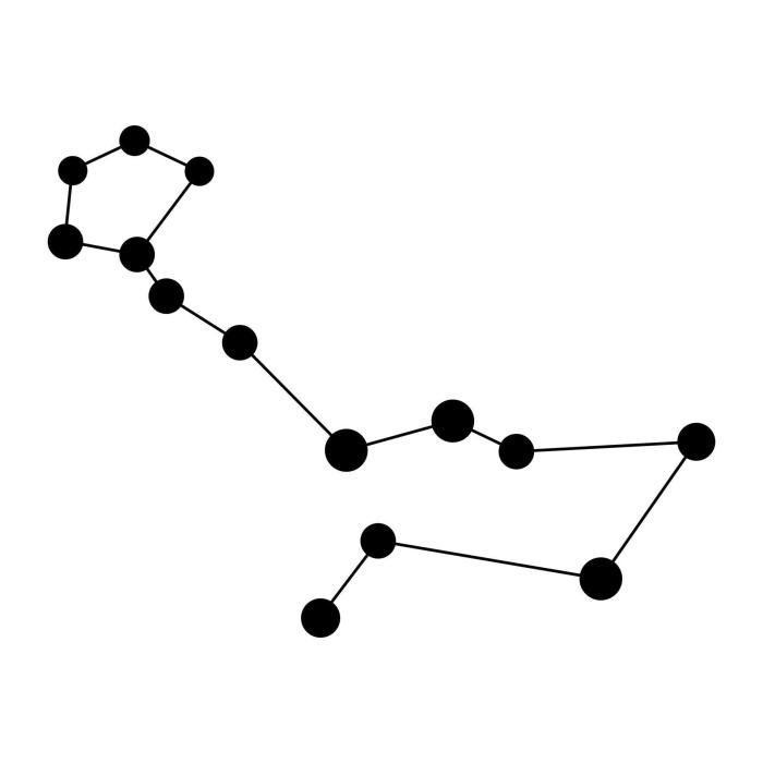 Constellation Cetus Scheme In Starry Sky Stock Illustration - Download ...