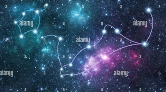 Starwatch Track Cetus, The Sea Monster, Sprawling Across The Night Sky