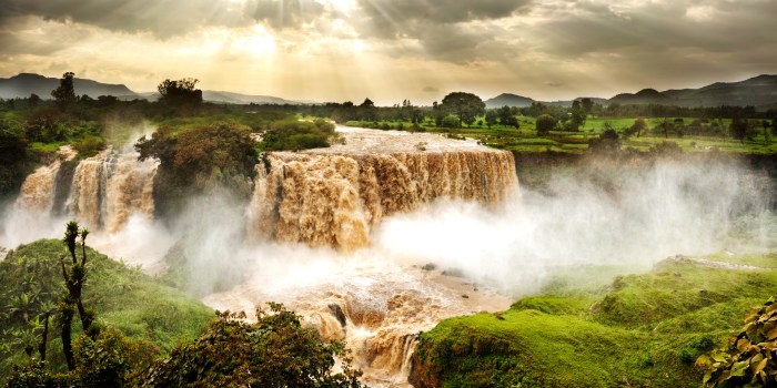 Detailed political and administrative map of Ethiopia with major cities ...