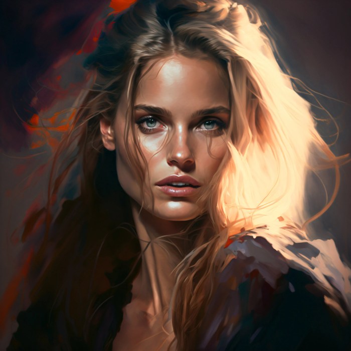 Female Portrait Art