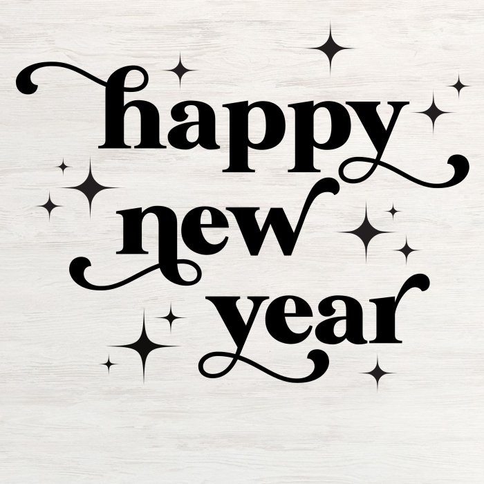Happy New Year PNG Happy 2024 New Year SVG New Years Eve - Etsy