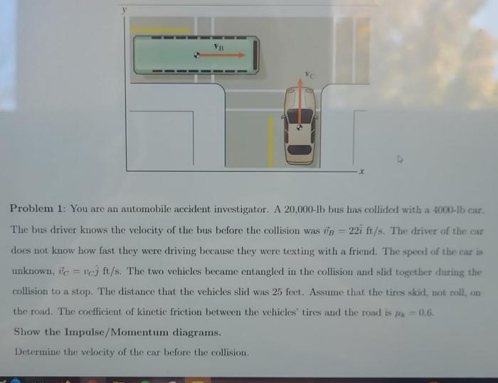 Solved Problem 1: You are an automobile accident | Chegg.com