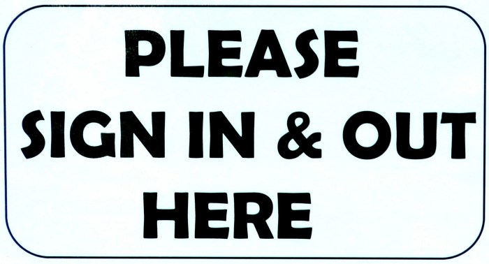 Please Sign In And Out Here Free Stock Photo - Public Domain Pictures