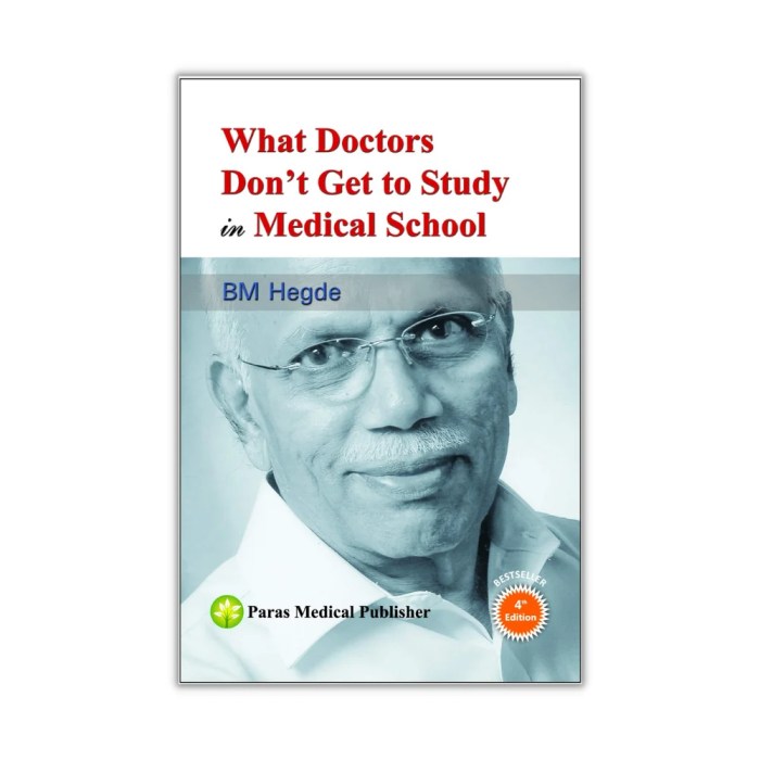 What Doctors Don't Get To Study In Medical School Book, Paperback at ...