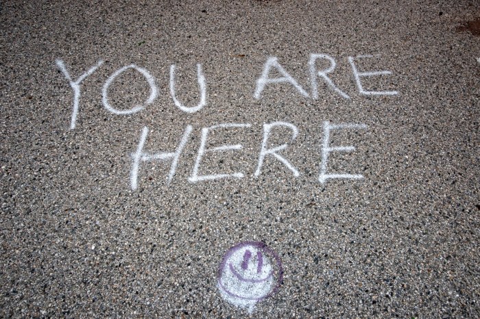 You Are Here Graffiti Free Stock Photo - Public Domain Pictures